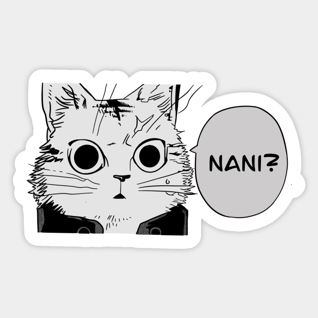 Nani Cat Sticker by Sydnini_art